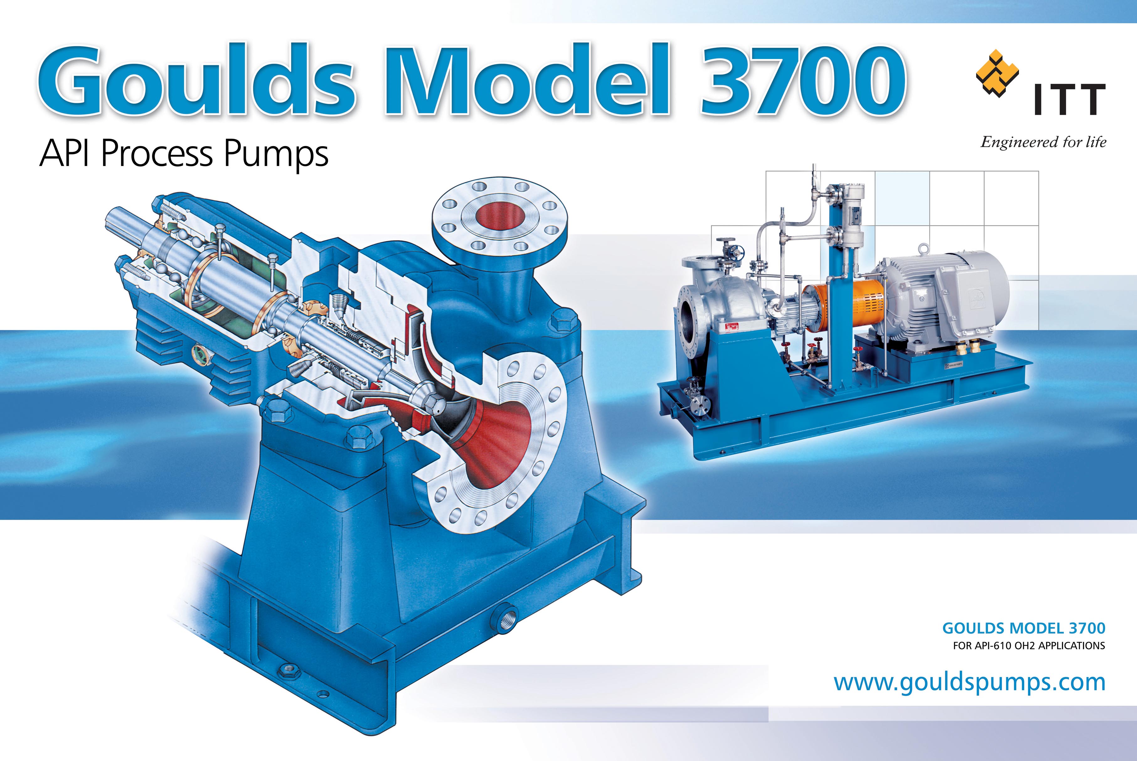 3700 Single-Stage, Overhung Process Pump | Goulds Pumps